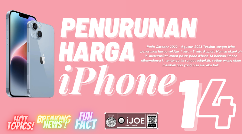 PENURUNAN HARGA IPHONE 14 !